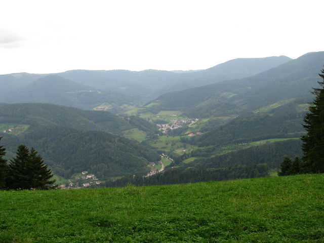 Blick ins Renchtal vom Schäfersfeld-Pass