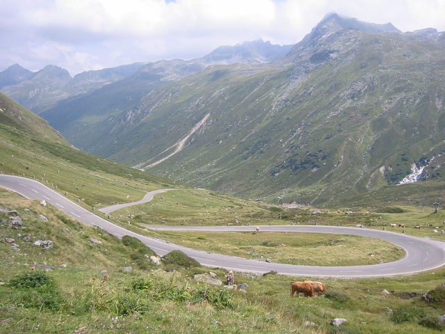 Blick zurück auf die Silvretta-Ostrampe, die diesen Namen auf den letzten Kilometern wahrlich verdient.