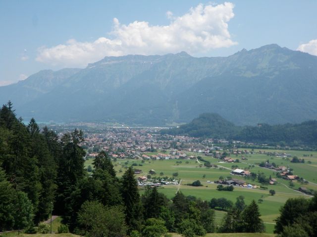 Ausblick nach Interlaken