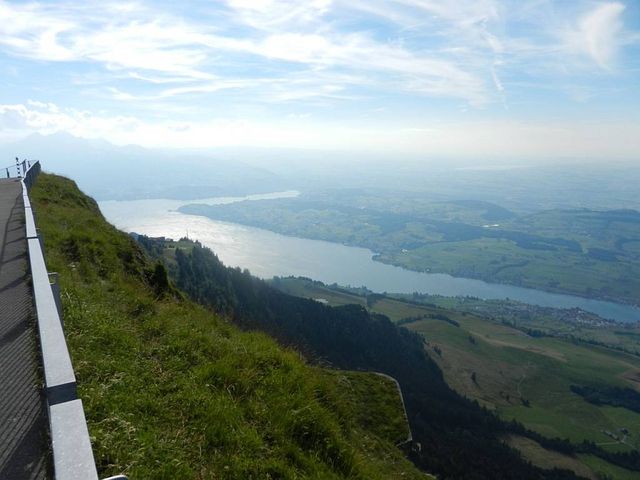 Ausblick auf den Vierwaldstädter See vom Rigi-Kulm (31.07.2012)