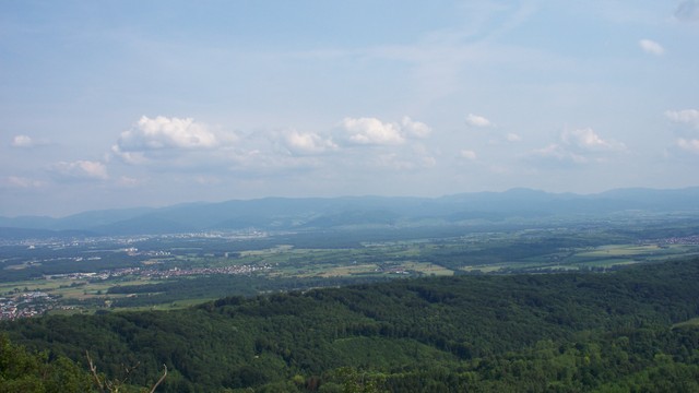 Rheintal mit Schwarzwald