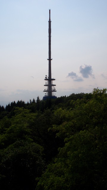 Blick vom Neunlindenturm hin zum Funkturm