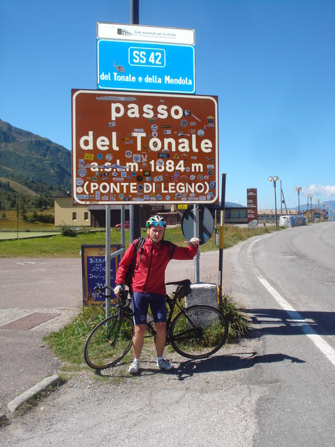 78. Am 3.Tag über Radweg auf Passo Tonale, dann nach Ponte di Legno