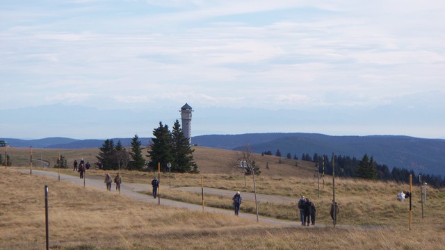 Blick zum Seebuck (1448m) und dessen Turm