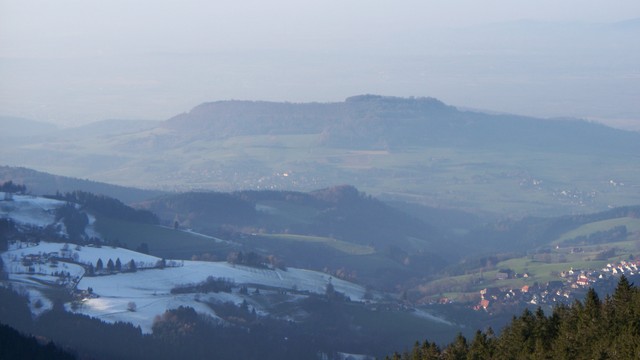 Schönberg (645m), eigentlich nicht mehr zum Schwarzwald gehörig
