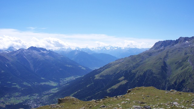 hin zu den 4000er der Walliser Alpen