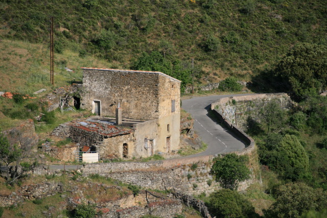 Südanfahrt aus der Nähe von Ponte Leccia.