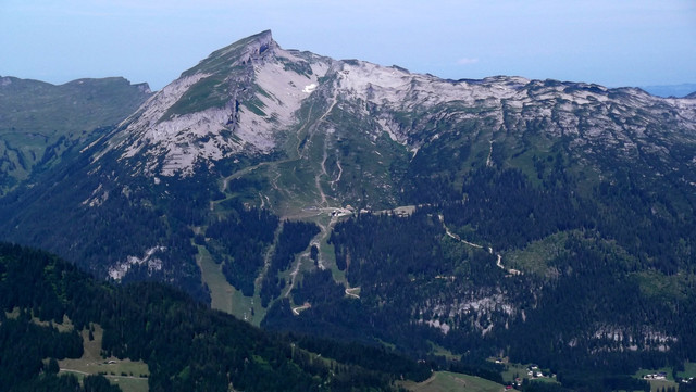 Blick auf die Ifenhütte (von der Hammerspitze), 2018.
