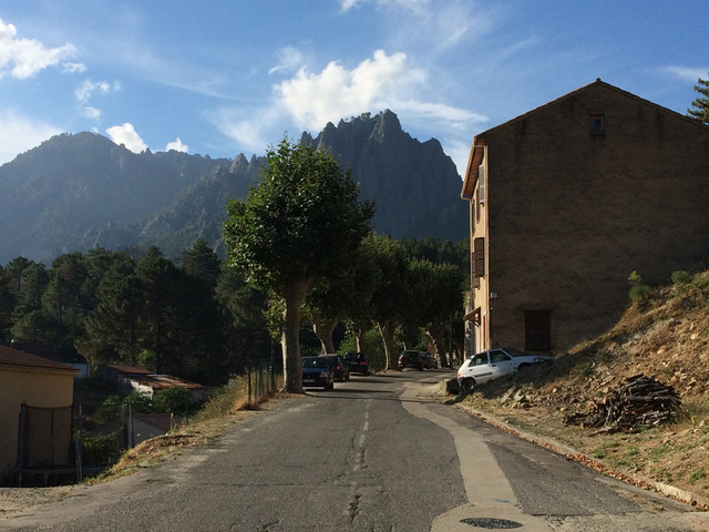 Ortsausfahrt zum Col de Verde