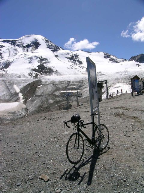 Der Gletscher am Ende der Kaunertaler Gletscherstraße