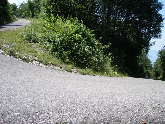Kehre zum Passo Telégrafo Gardasee (6.7.2010)