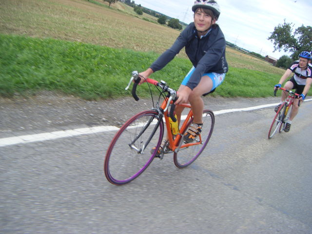Philipp fährt Rennrad