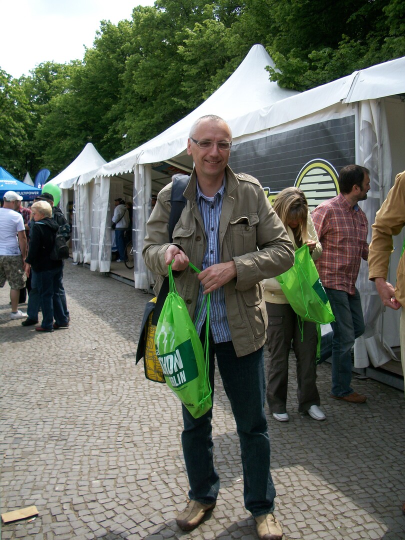 .Kurz nach meiner ersten Anmeldung beim Skoda Velothon Berlin 2010