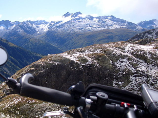 Alpen 2009 Auffahrt Grimselpass.