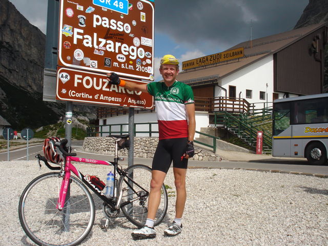 17.Falzarego. Von Arraba zum Falzarego, Valparolo, Cinque Torii. Das Gewitter im Hintergrund zog zum Glück weiter!
