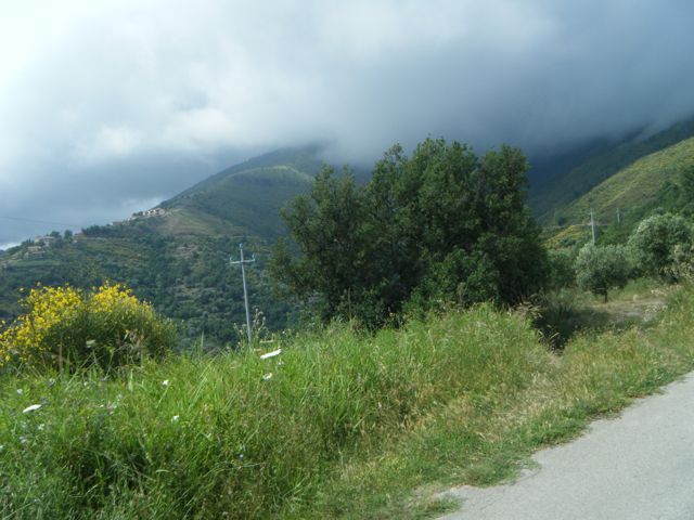Cilento, Wolken am Monte die Stella (1131m)