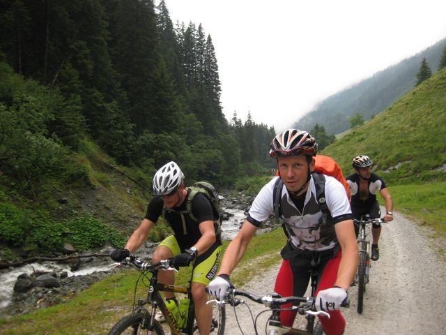 Biken in den Kitzbühler Alpen.