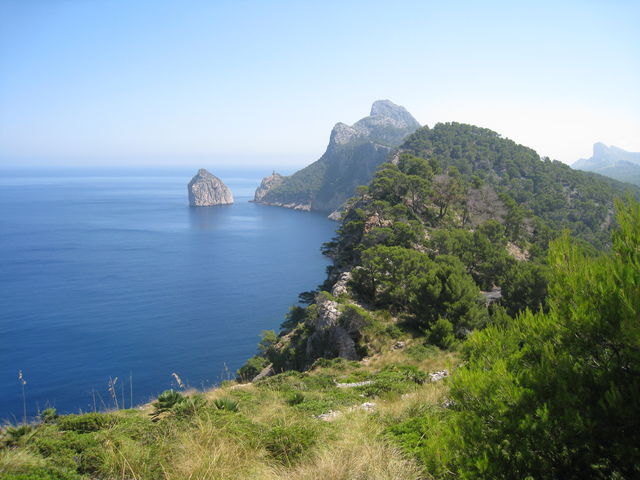 Am Anfang der Halbinsel Formentor, beeindruckende Aussichten.