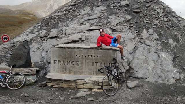 37. Col d Angel von Jausiers
auf 2744m Grenze France/Italie