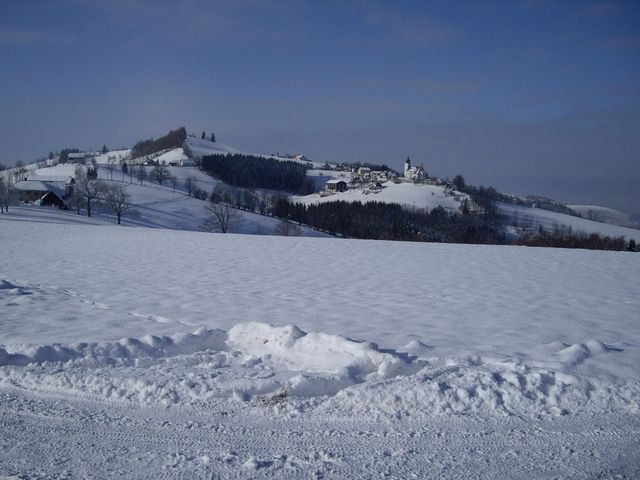 Winterblick auf St. Leonhard/Walde