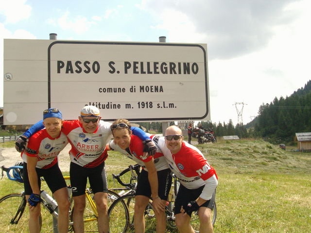 Passo di San Pellegrino,Auffahrt von Moena