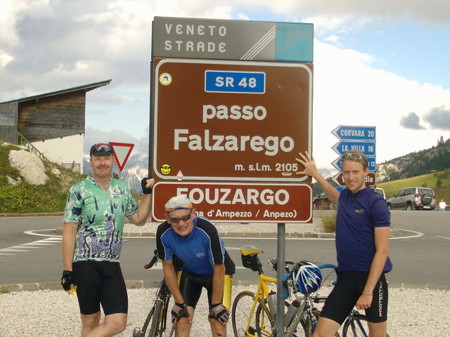 Passo di Falzarego,Auffahrt von Pocol