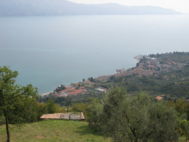 Passo di San Rocco - Blick zurück auf den Gardasee und Gargnano