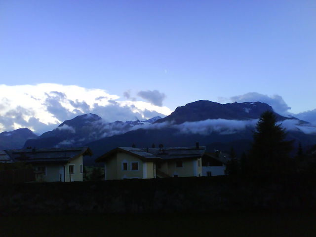 Samedan nach Regenfahrt über den Bernina (07.09.08)