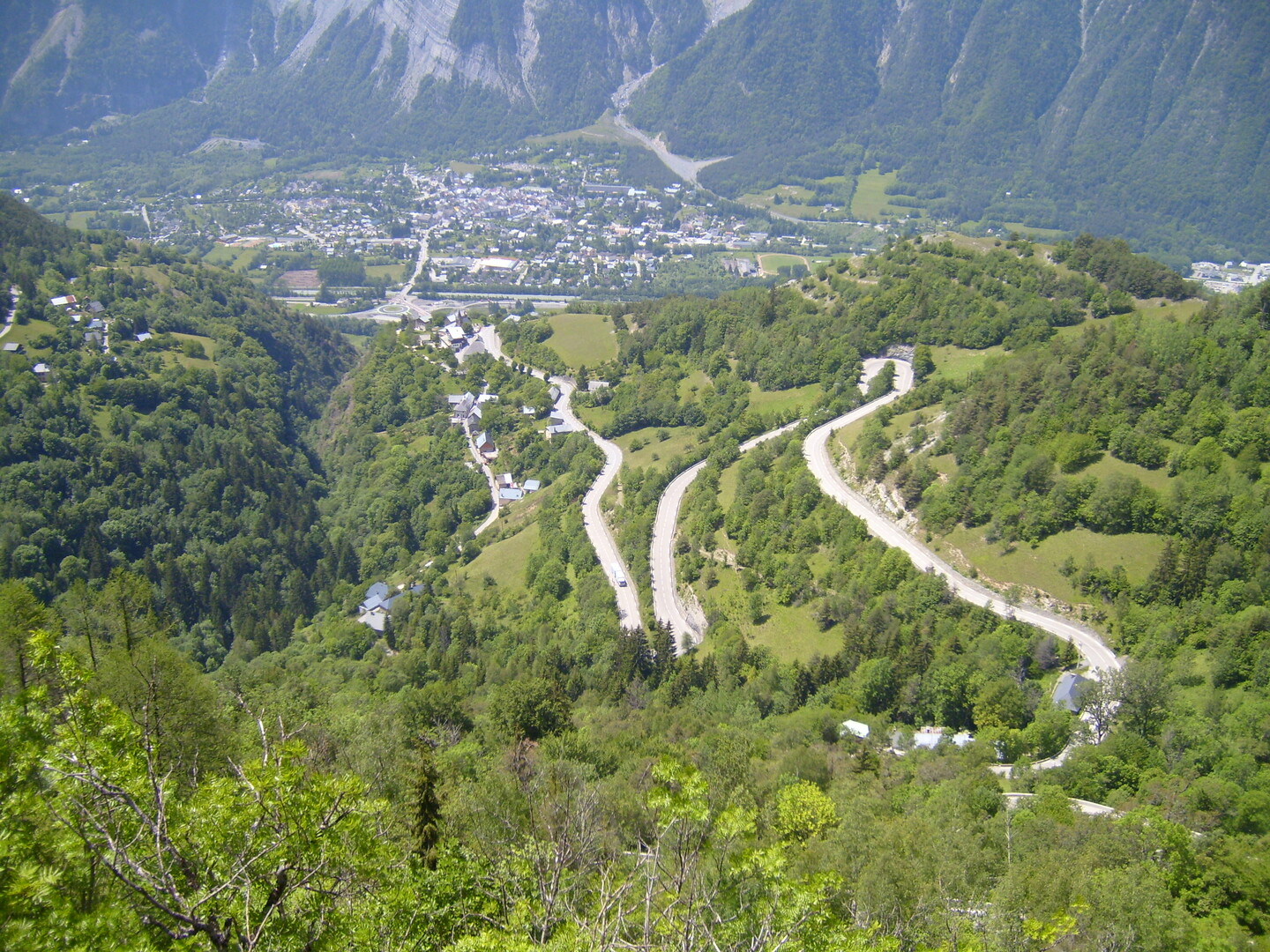 die legendären Kurven von Alpe d'Huez