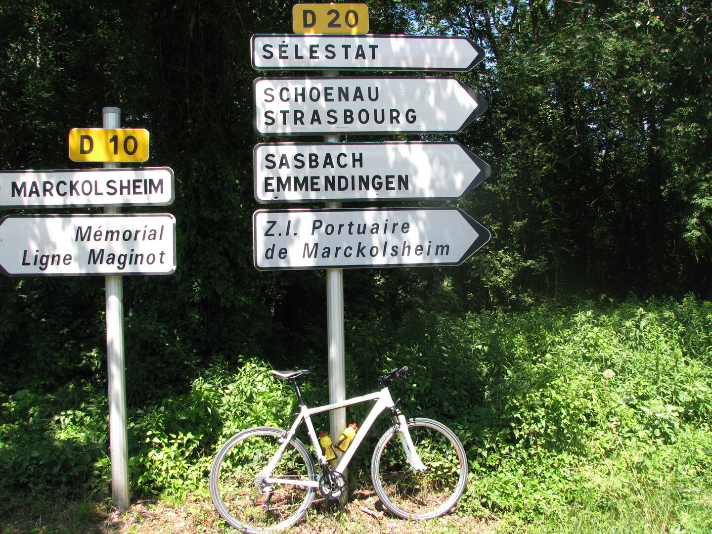 D20 zwischen Marckolsheim und Plobsheim(Strasbourg)