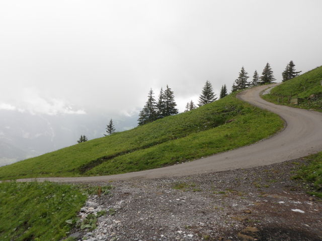 Alp Grindel: In der zweiten Rampe. Man gewinnt ungemein schnell an Höhe