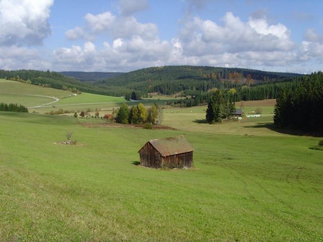 Blick Richtung Norden zur tschechischen Grenze