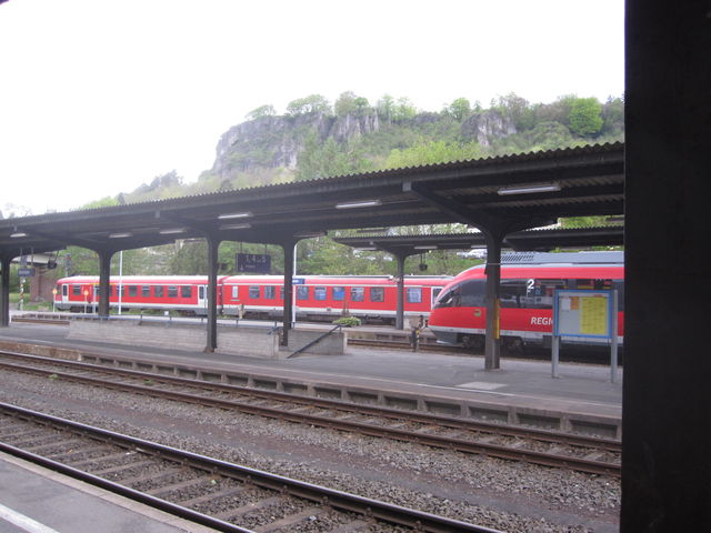 Bahnhof Gerolstein.