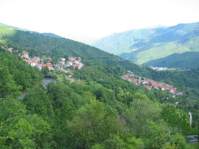Abfahrt vom Colle di Nava