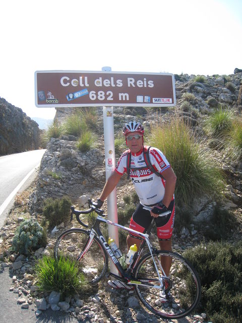 Ankunft zurück am Col del Reis, nach der Anfahrt von Sa Calobra