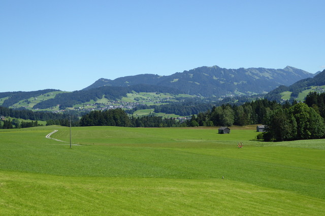 die Nagelfluhkette vom Bregenzerwald aus gesehen