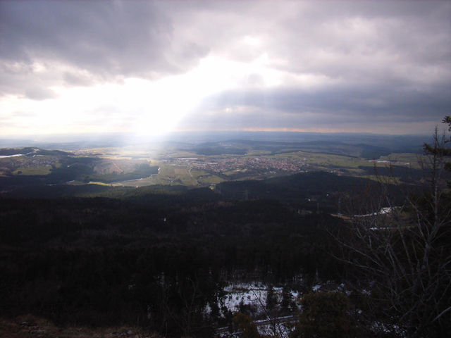 Aussicht vom Plettenberg am Karfreitag 2006