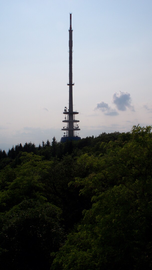 Blick vom Neunlindenturm hin zum Funkturm