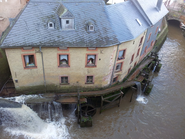 .Mühle am Wasserfall in Saarburg