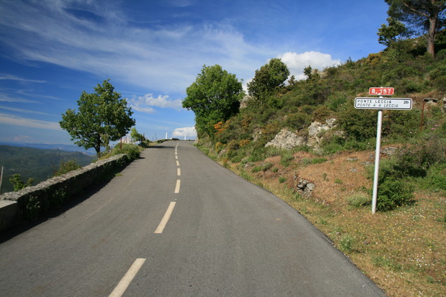 Nordanfahrt von Belgodère.
