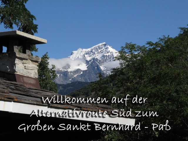 Großer St. Bernhard, Alternativroute bei Porossan, Monte Morion, 3487 m.