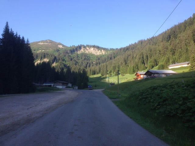 Aufstieg Col du Bassachaux.